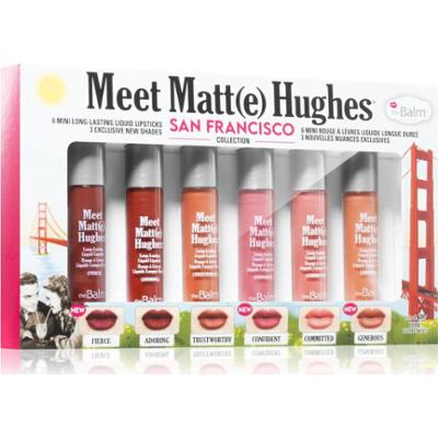 theBalm Meet Matt(e) Hughes Mini Kit San Francisco zestaw pomadek w płynie dla długotrwałego efektu