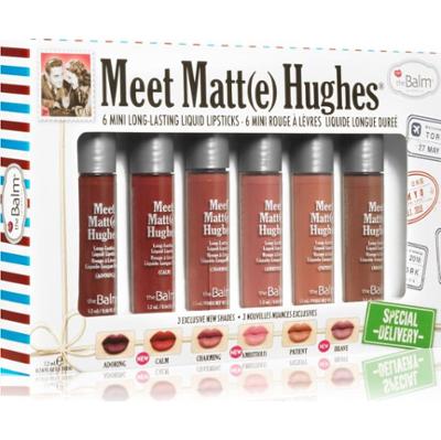 theBalm Meet Matt(e) Hughes Mini Kit Special Delivery zestaw pomadek w płynie