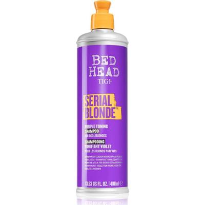 TIGI Serial Blonde Purple Toning Shampoo fioletowy szampon tonujący do włosów blond i z balejażem 400 ml