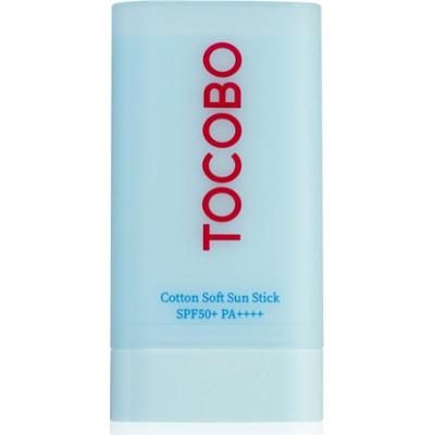 TOCOBO Cotton Soft Sun Stick sztyft ochronno-nawilżający z matowym wykończeniem SPF 50+ 19 g