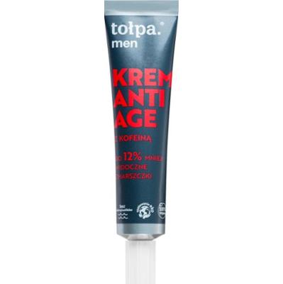 Tołpa Men krem wygładzający do twarzy korygujący oznaki starzenia z kofeiną dla mężczyzn 40 ml