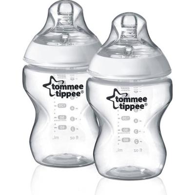 Tommee Tippee Natural Start Anti-Colic butelka dla niemowląt Slow Flow 0m+ 2x260 ml
