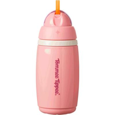 Tommee Tippee Active Cup kubek ze słomką Pink 12m+ 266 ml