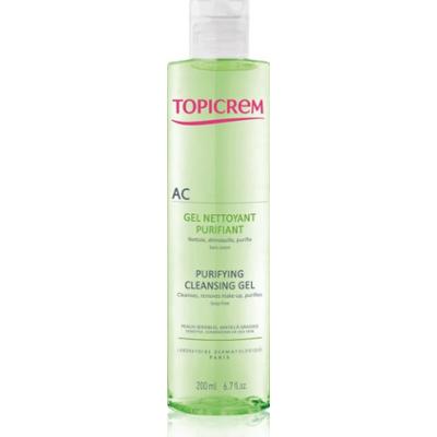 Topicrem AC Purifying Cleansing Gel dogłębnie oczyszczający żel do skóry tłustej i wrażliwej 200 ml
