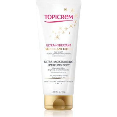 Topicrem UH BODY Ultra-Moisturizing Sparkling Body intensywnie nawilżający balsam do ciała z brokatem 200 ml