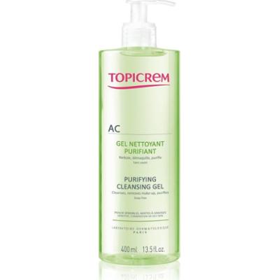 Topicrem AC Purifying Cleansing Gel dogłębnie oczyszczający żel do skóry tłustej i wrażliwej 400 ml