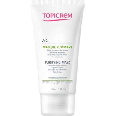Topicrem AC Purifying Mask maseczka głęboko oczyszczająca do skóry tłustej i mieszanej 50 ml