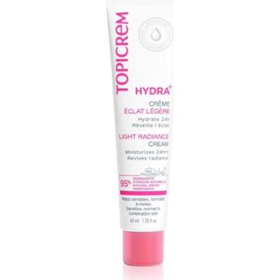 Topicrem Hydra+ Light Radiance Cream lekki krem nawilżający na dzień do skóry wrażliwej, normalnej i mieszanej 40 ml