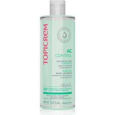 Topicrem AC Purifying Micellar Water oczyszczający płyn micelarny do skóry tłustej ze skłonnością do trądziku 400 ml
