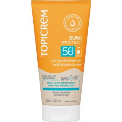 Topicrem Sun Protect Moisturizing Sun Milk nawilżające mleczko do opalania SPF 50+ 50 ml