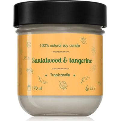 Tropicandle Santalwood & Tangerine świeczka zapachowa 170 ml