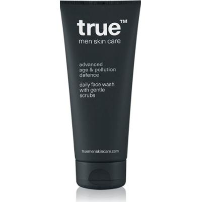 true men skin care Daily face wash with gentle scrubs złuszczający żel oczyszczający dla mężczyzn 200 ml