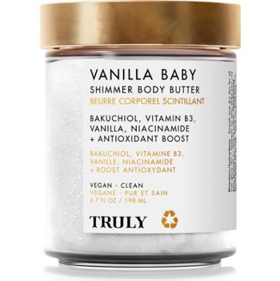 Truly Vanilla Baby intensywnie nawilżające masło do ciała z perłowym blaskiem 198 ml