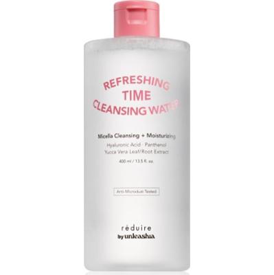 Unleashia Reduire Refreshing Time Cleansing Water łagodzący płyn oczyszczający z kwasem hialuronowym 400 ml