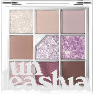 Unleashia Glitterpedia Eye Palette paleta cieni do powiek odcień No.4 All of Lavender Fog 6.2 g