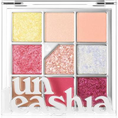 Unleashia Glitterpedia Eye Palette paleta cieni do powiek odcień No.7 All of Peach Ade 6.2 g