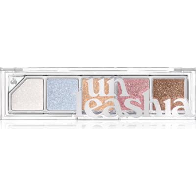 Unleashia Mood Shower Face Palette paletka cieni do powiek i rozświetlaczy z perłowym blaskiem odcień NO.101 Ballerino 1 szt.
