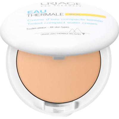 Uriage Eau Thermale Water Cream Tinted Compact SPF 30 jedwabisty puder do ujednolicenia kolorytu skóry 10 g