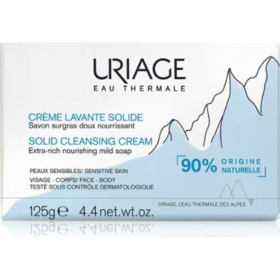 Uriage Hygiène Solid Cleansing Cream delikatny krem oczyszczający z wodą termalną z francouzských Alp 125 g
