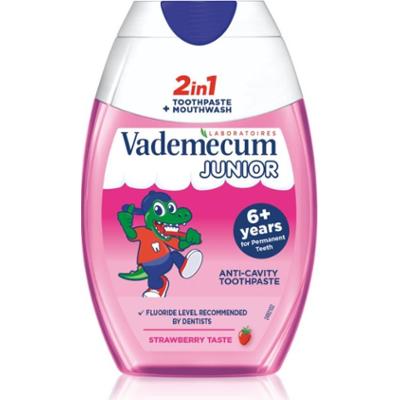 Vademecum Junior 2 in 1 pasta do zębów i plyn do płukania 2w1 dla dzieci 6+ lat 75 ml