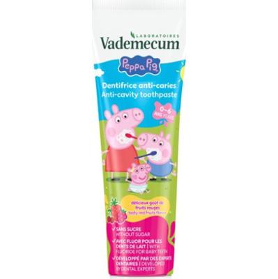 Vademecum Peppa Pig Red Fruit pasta do zębów dla dzieci 6 miesięcy – 6 lat 50 ml