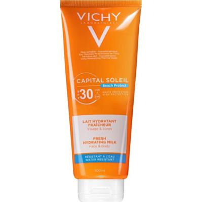 Vichy Capital Soleil Beach Protect balsam nawilżająco-ochronny do twarzy i ciała SPF 30 300 ml