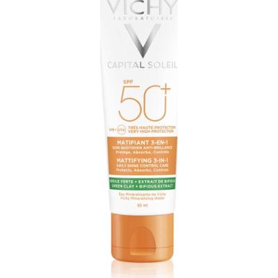 Vichy Capital Soleil Mattifying 3-in-1 ochronny krem matujący do twarzy SPF 50+ 50 ml