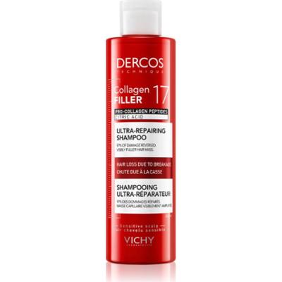 Vichy Dercos Collagen Filler 17 szampon głęboko regenerujący przeciw łamliwości włosów 200 ml