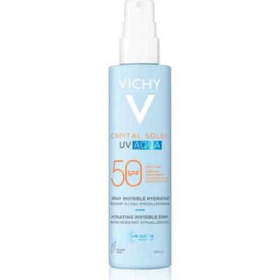 Vichy Capital Soleil UV Aqua spray ochronny o działaniu nawilżającym SPF 50 200 ml