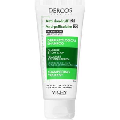 Vichy Dercos Anti-Dandruff szampon przeciwłupieżowy do włosów normalnych i przetłuszczających się 95 ml
