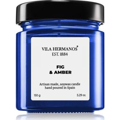 Vila Hermanos Apothecary Cobalt Blue Fig & Amber świeczka zapachowa 150 g