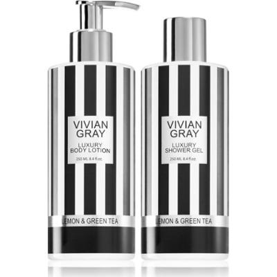 Vivian Gray Lemon & Green Tea zestaw upominkowy do ciała 2x250 ml