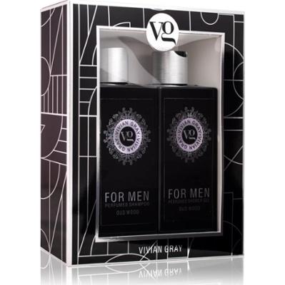 Vivian Gray Oud Wood zestaw upominkowy do ciała dla mężczyzn
