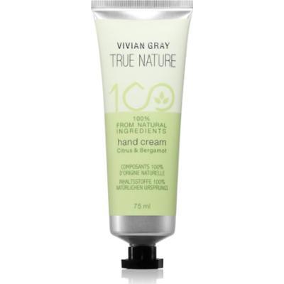 Vivian Gray True Nature Citrus & Bergamot krem nawilżający do rąk 75 ml