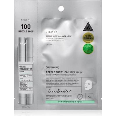 VT Cosmetics Reedle Shot 100 2-Step Mask maseczka intensywnie regenerująca do dwufazowej pielęgnacji skóry 26.5 g