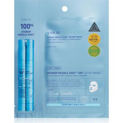 VT Cosmetics Hydrop Reedle Shot 100hL 2 Step Mask intensywna maska nawilżająca do dwufazowej pielęgnacji skóry 28.5 g