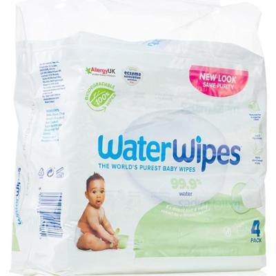 WaterWipes Baby Wipes Soapberry 4 Pack delikatne nawilżane chusteczki dla dzieci 4x60 szt.
