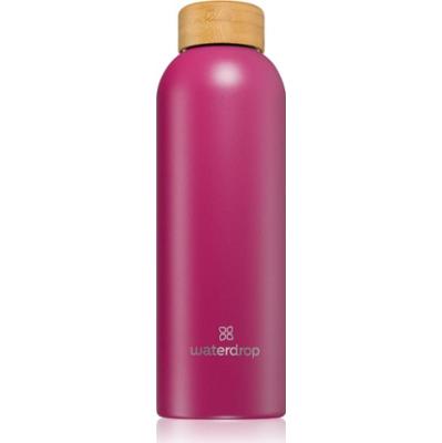 Waterdrop Thermo Steel butelka na wodę ze stali nierdzewnej kolor Pink Matt 600 ml