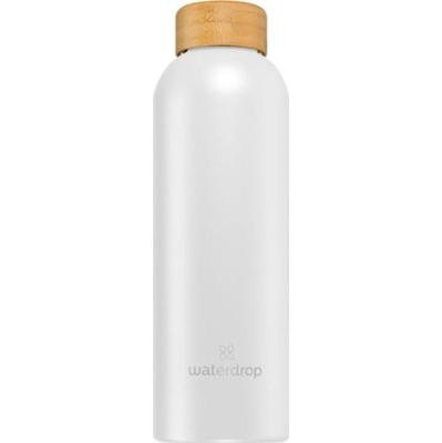 Waterdrop Thermo Steel butelka na wodę ze stali nierdzewnej kolor White Matt 600 ml