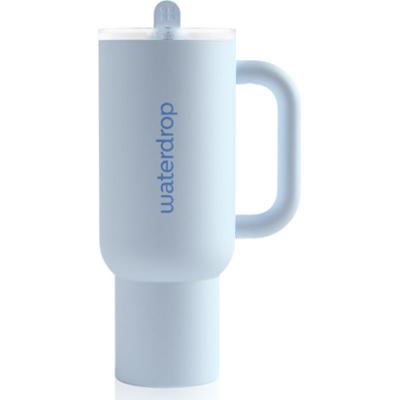 Waterdrop Explorer Tumbler kubek ze stali nierdzewnej ze słomką (edycja limitowana) Ice Blue 1100 ml