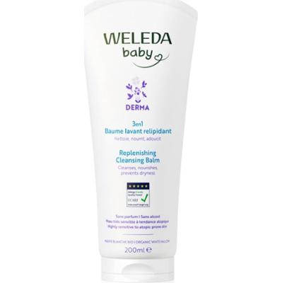 Weleda Baby Derma balsam do mycia dla złagodzenia skóry 200 ml