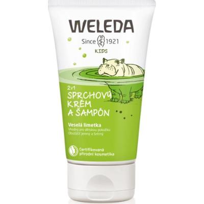 Weleda Kids Cheerful Lime krem pod prysznic i szampon dla dzieci 2 w 1 150 ml