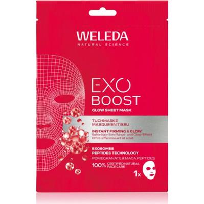 Weleda Exo Boost maska rozświetlająca w płacie ujędrniający skórę 20 ml