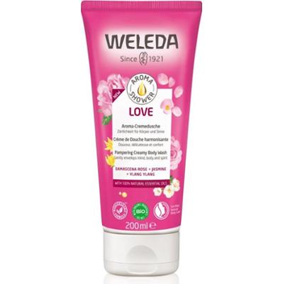 Weleda Love zmysłowy żel pod prysznic Rose, Jasmine and Ylang-Ylang 200 ml