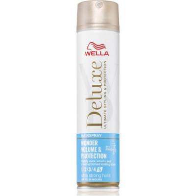 Wella Deluxe Wonder Volume & Protection lakier do włosów mocno utrwalający nadająca objętość i blask 250 ml