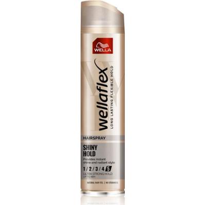 Wella Wellaflex Shine & Hold lakier do włosów mocno utrwalający do nabłyszczenia 250 ml