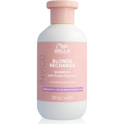 Wella Professionals Invigo Blonde Recharge szampon do włosów blond neutralizująca żółtawe odcienie 300 ml