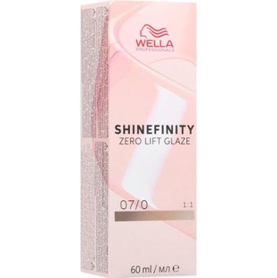 Wella Professionals Shinefinity Zero Lift Glaze demi-permanentna farba do włosów odcień 07/0 60 ml