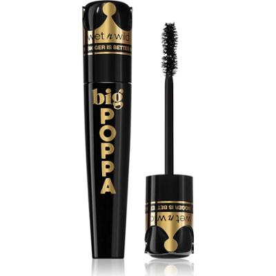 Wet n Wild Big Poppa maskara nadająca rzęsom ekstremalną objętość i intensywny kolor czerni odcień Blackest Black 10 ml