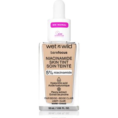 Wet n Wild BareFocus Niacinamide Skin Tint lekki podkład nawilżający odcień Fair Beige (Warm) 32 ml